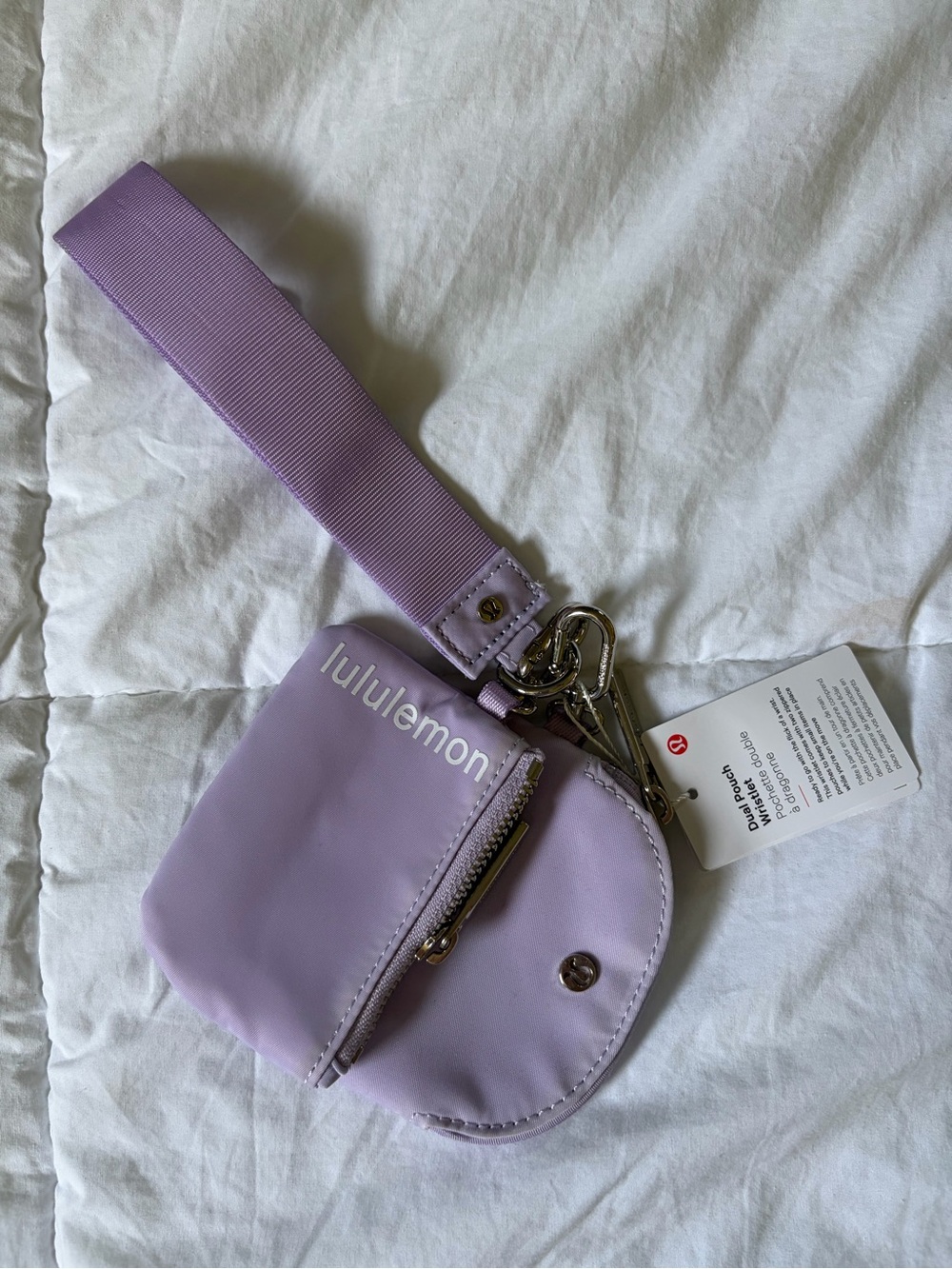 New lululemon athletica Lavender Wristlet